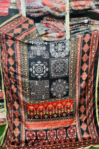 Mirror Work Dupatta Handwork Dupatta 2025MAY0621