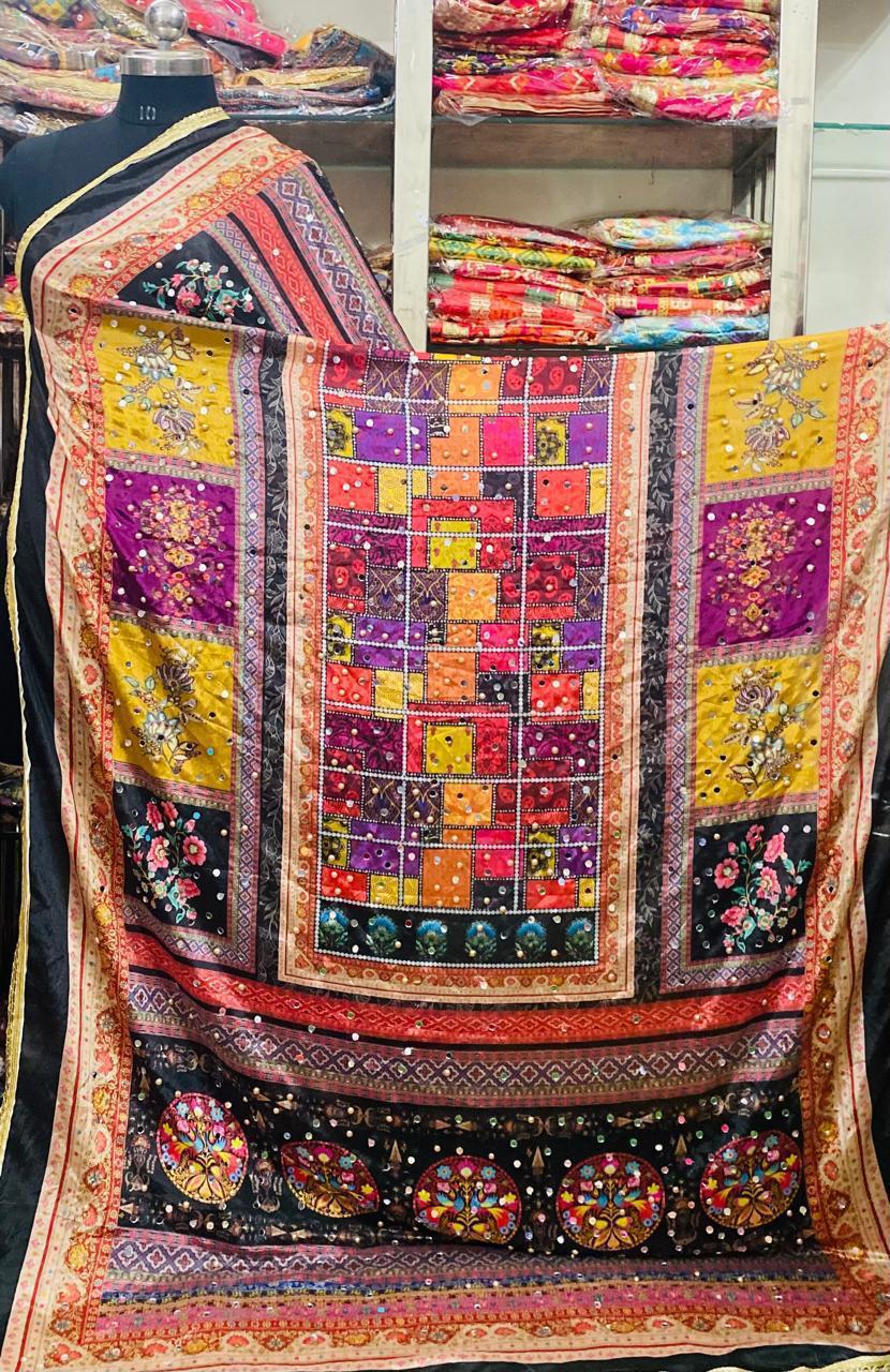 Mirror Work Dupatta Handwork Dupatta 2025MAY0622