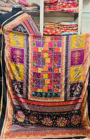 Mirror Work Dupatta Handwork Dupatta 2025MAY0622