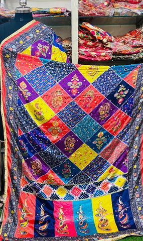 Mirror Work Dupatta Handwork Dupatta 2025MAY0703