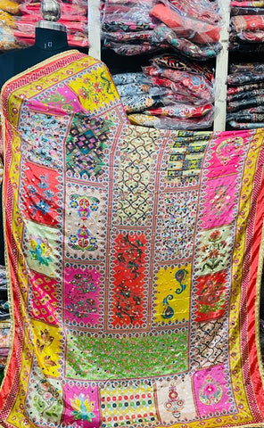 Mirror Work Dupatta Handwork Dupatta 2025MAY0712