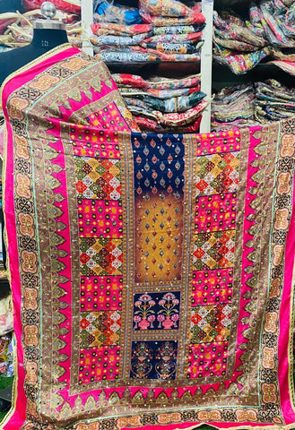 Mirror Work Dupatta Handwork Dupatta 2025MAY1330
