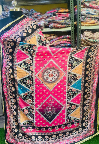 Mirror Work Dupatta Handwork Dupatta 2025MAY1302