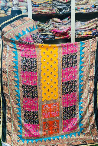 Mirror Work Dupatta Handwork Dupatta 2025MAY1324