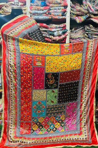 Mirror Work Dupatta Handwork Dupatta 2025MAY1332