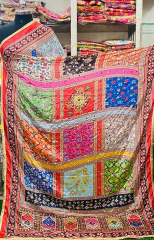 Mirror Work Dupatta Handwork Dupatta 2025MAY1337