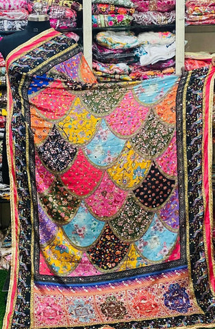 Mirror Work Dupatta Handwork Dupatta 2025MAY1342