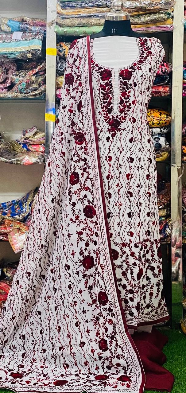 Georgette Phulkari Suits Handwork 2025May2211