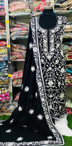 Georgette Phulkari Suits Handwork 2025May2313
