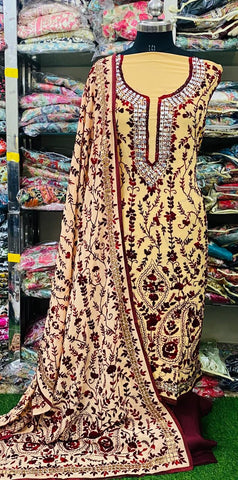 Georgette Phulkari Suits Handwork 2025May2318