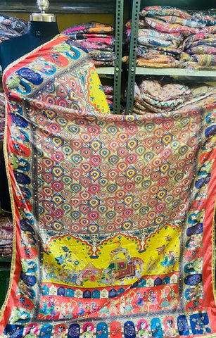 Mirror Work Dupatta Handwork Dupatta 2025MAY2746