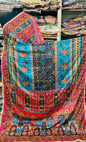 Mirror Work Dupatta Handwork Dupatta 2025MAY2749