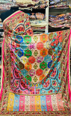 Mirror Work Dupatta Handwork Dupatta 2025MAY2754