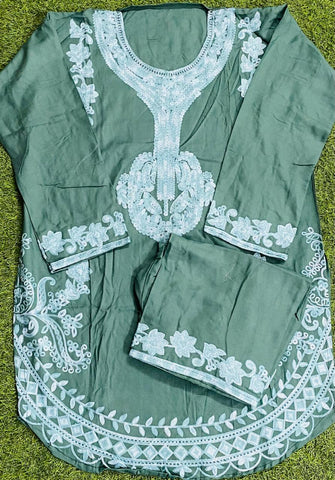 Cotton Cord Set Embroidery Handwork 2025MAY2812