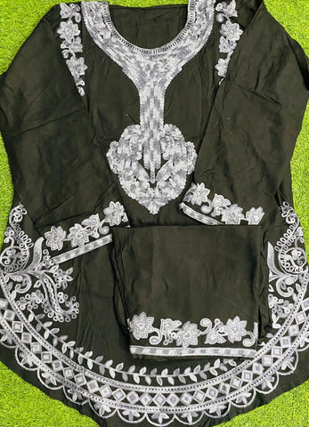 Cotton Cord Set Embroidery Handwork 2025MAY2811