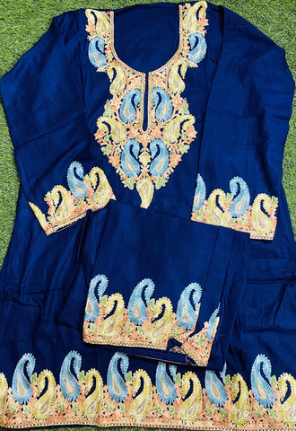 Cotton Cord Set Embroidery Handwork 2025MAY2820