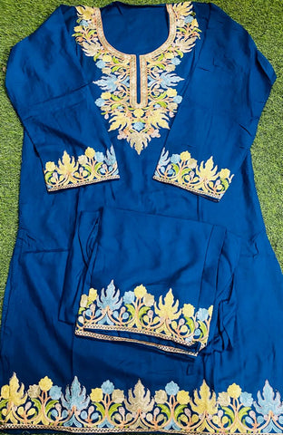 Cotton Cord Set Embroidery Handwork 2025MAY2823