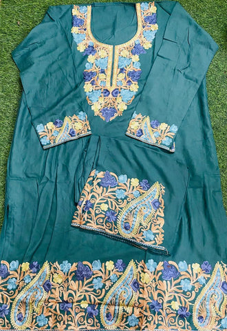Cotton Cord Set Embroidery Handwork 2025MAY2825