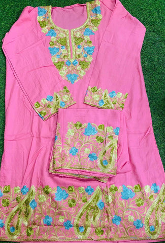 Cotton Cord Set Embroidery Handwork 2025MAY2829