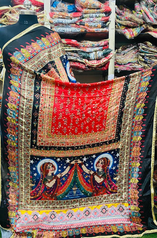 Mirror Work Dupatta Handwork Dupatta 2025MAY3105