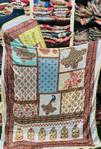 Mirror Work Dupatta Handwork Dupatta 2025MAY3131