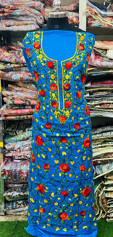 Cotton Phulkari  Kurti Handwork CK2025June0202