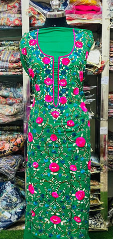 Cotton Phulkari  Kurti Handwork CK2025June0212