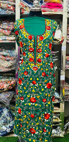 Cotton Phulkari  Kurti Handwork CK2025June0217