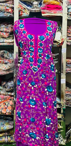 Cotton Phulkari  Kurti Handwork CK2025June0219