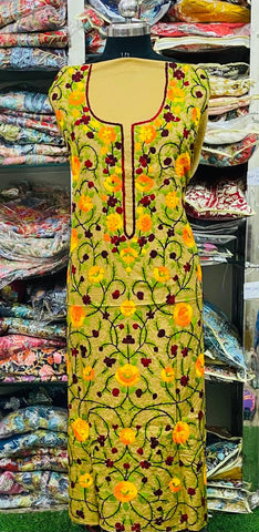 Cotton Phulkari  Kurti Handwork CK2025June0225