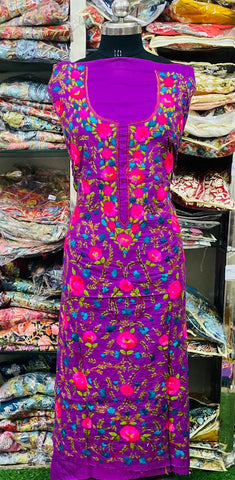 Cotton Phulkari  Kurti Handwork CK2025June0227