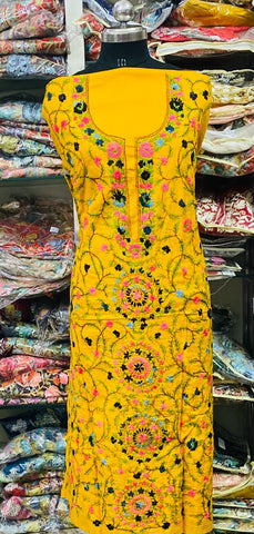 Cotton Phulkari  Kurti Handwork CK2025June0228