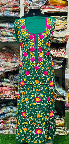 Cotton Phulkari  Kurti Handwork CK2025June0229