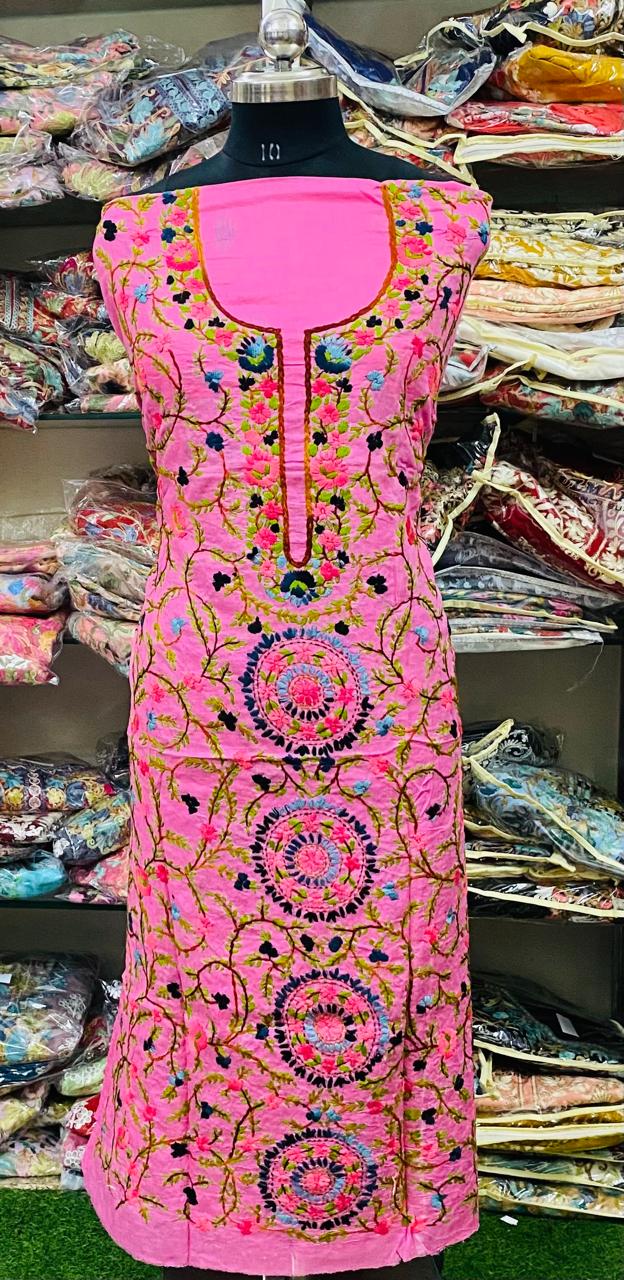 Cotton Phulkari  Kurti Handwork CK2025June0240
