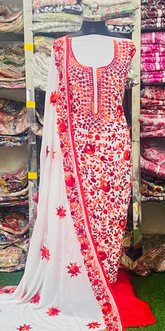 Georgette Phulkari Suits Handwork 2025JUN 1904