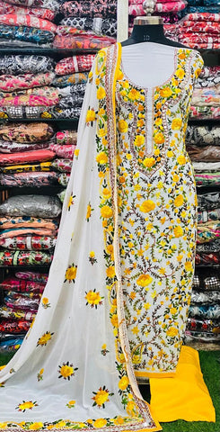 Georgette Phulkari Suits Handwork 2025JUN2309