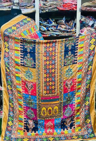Mirror Work Dupatta Handwork Dupatta 2025July1117