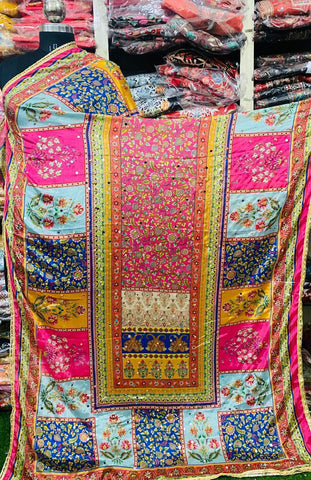 Mirror Work Dupatta Handwork Dupatta 2025July1127