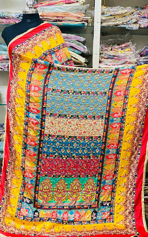 Mirror Work Dupatta Handwork Dupatta 2025July0504
