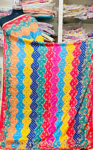 Mirror Work Dupatta Handwork Dupatta 2025July0506