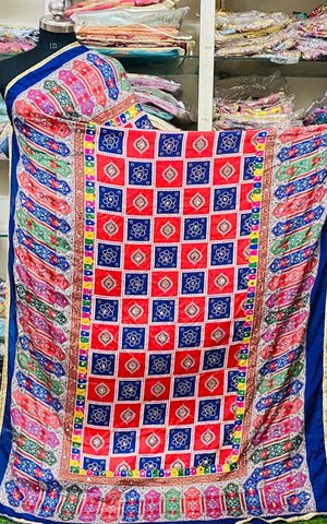 Mirror Work Dupatta Handwork Dupatta 2025July0507