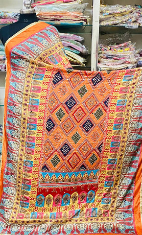 Mirror Work Dupatta Handwork Dupatta 2025July0511