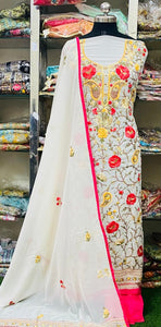Georgette Phulkari Suits Handwork 2025July1027