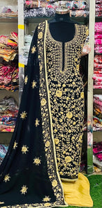 Georgette Phulkari Suits Handwork 2025July1903