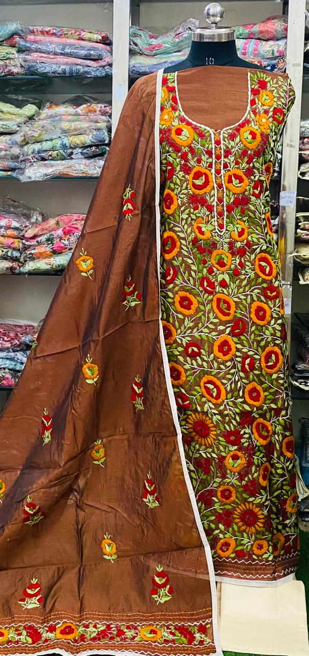 Cotton Phulkari Suits Handwork 2025July2408