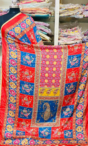 Mirror Work Dupatta Handwork Dupatta 2025July3104