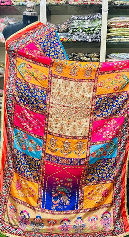 Mirror Work Dupatta Handwork Dupatta 2025July3115
