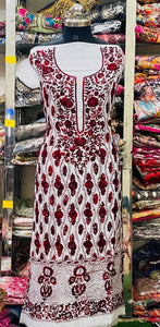 Georgette  Kurti Handwork CK2025AUG2101
