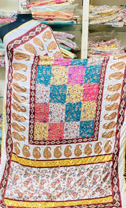 Mirror Work Dupatta Handwork Dupatta 2025Aug2160