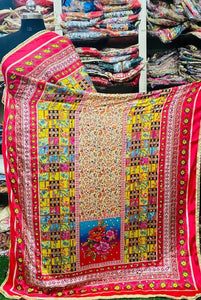 Mirror Work Dupatta Handwork Dupatta 2025Aug2170